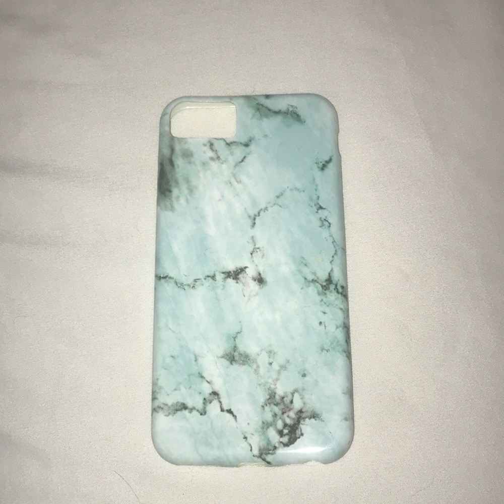 IPHONE 6 blue marble phone case